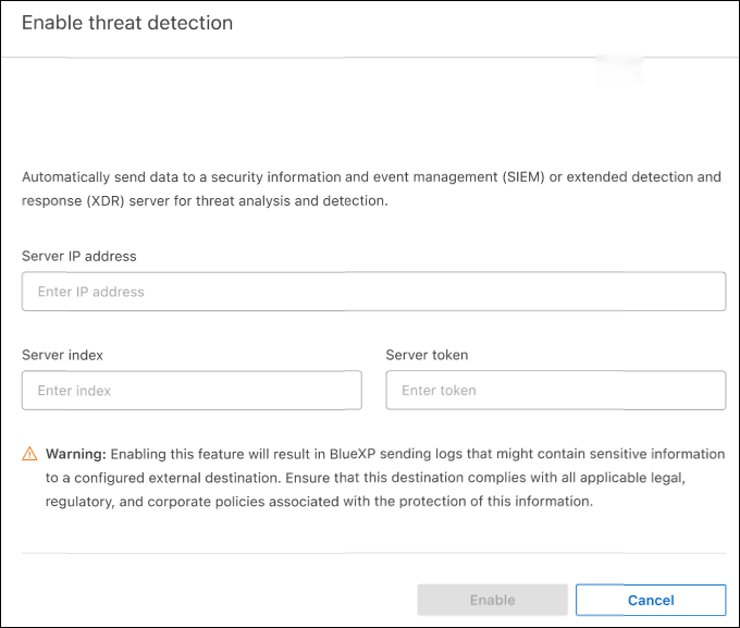 "[Enable Threat Detection Details