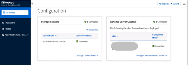 Rancher Configuration page