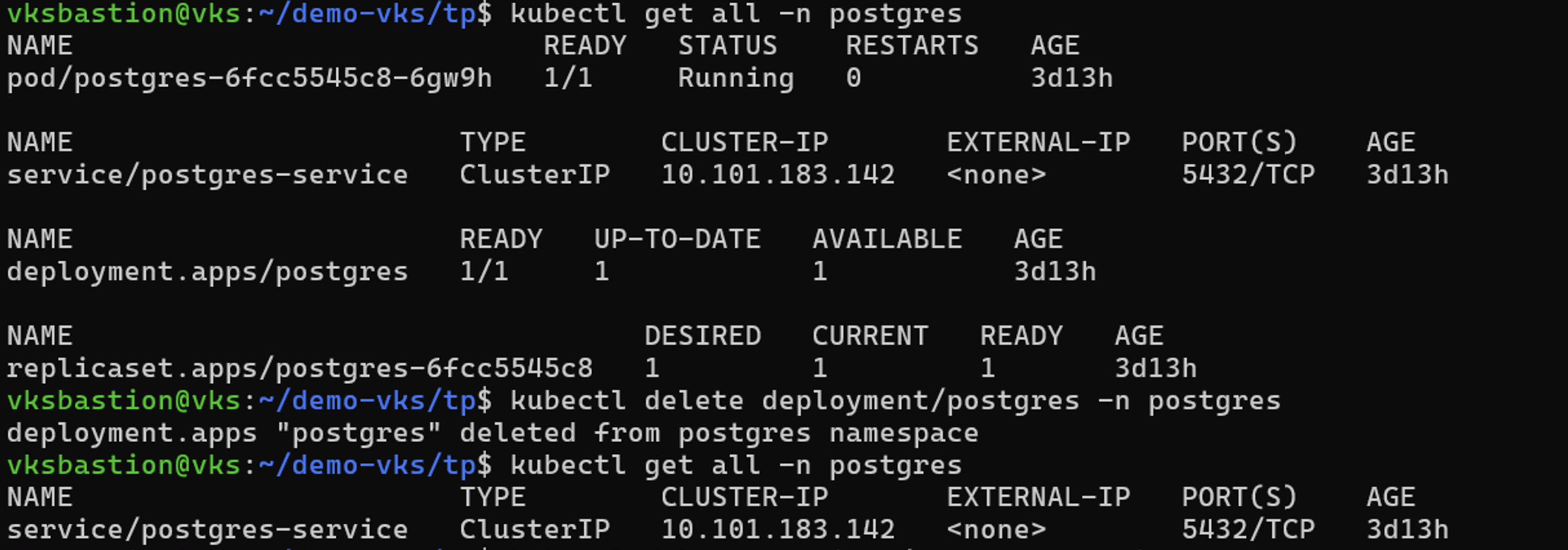 Postgres App Objekte