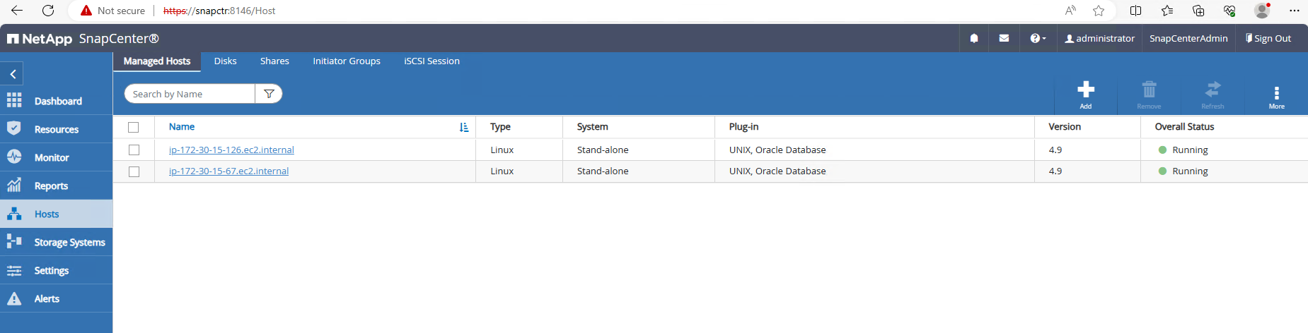 Screenshot, der diesen Schritt in der GUI zeigt.