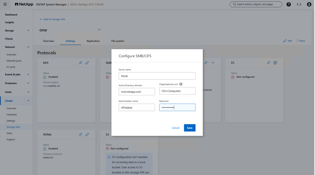 Domäneninformationen beitreten