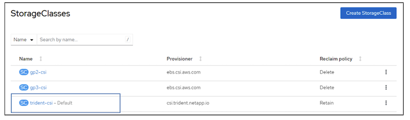 OCP-V Standard-Storage-Klasse