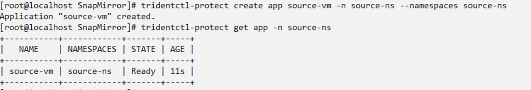 OCP-V App im Source-ns Namespace