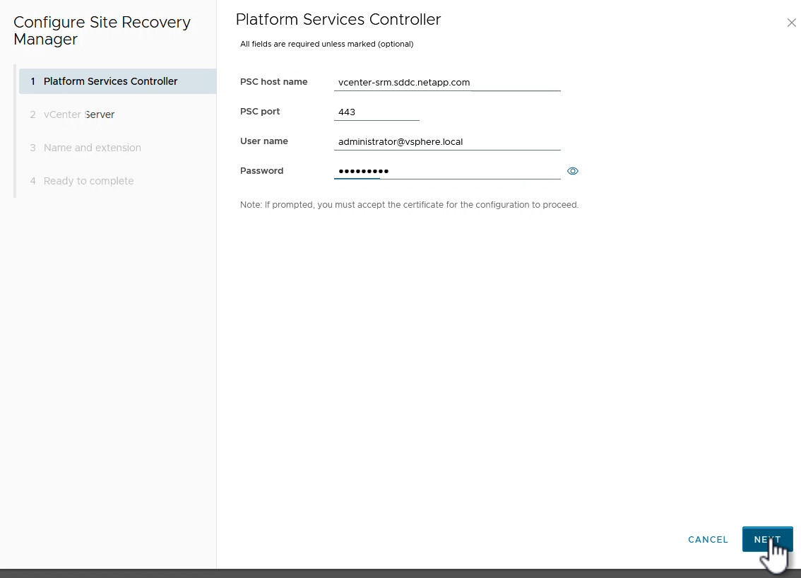 Platform Services Controller