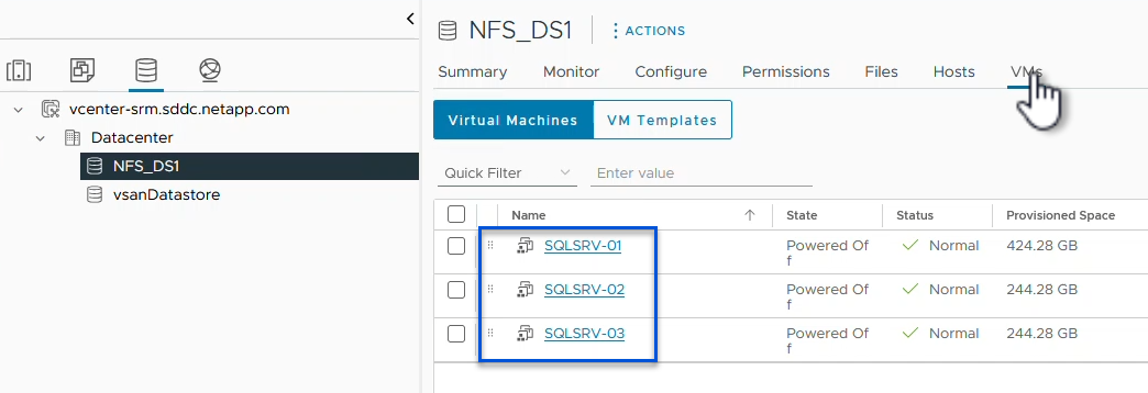 Neu eingebauter Datastore