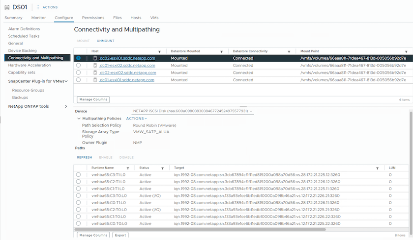 ISCSI Multipath-Informationen