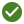 Grünes Häkchen-Symbol