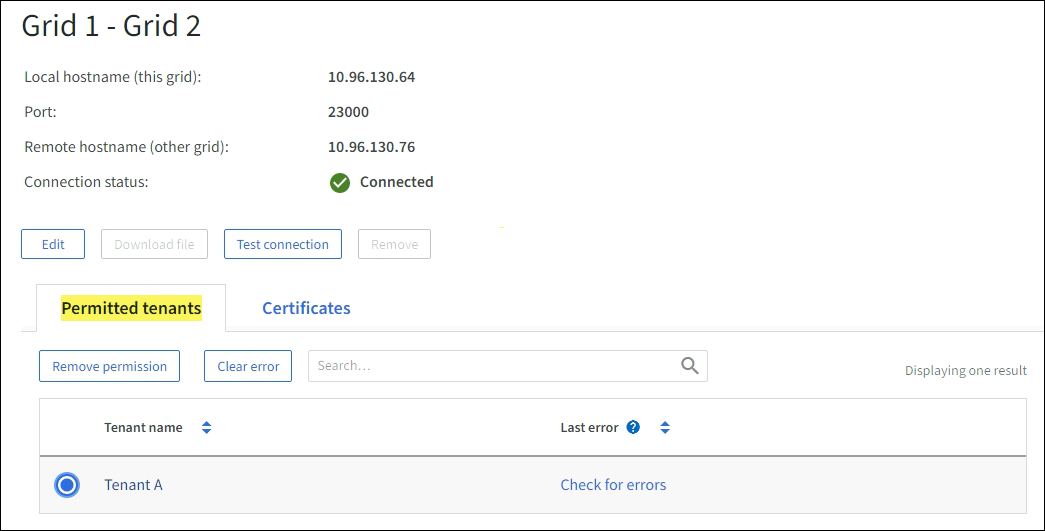 Grid-Federation-allouned-Tenants-tab-for-connection