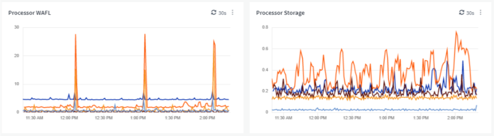 Ejemplo del widget ONTAP: WAFL