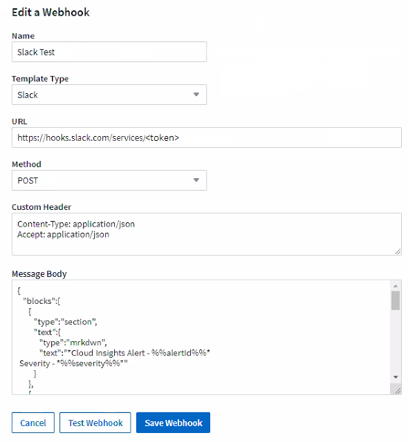 Ejemplo de Webhook