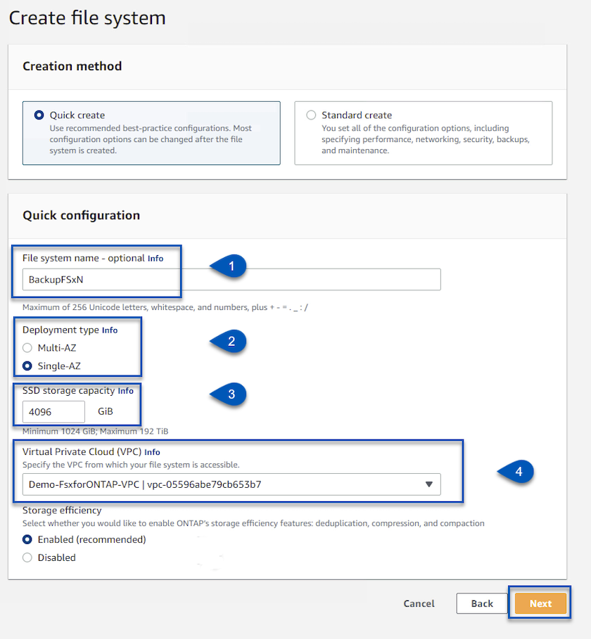 Completar la información del sistema de archivos
