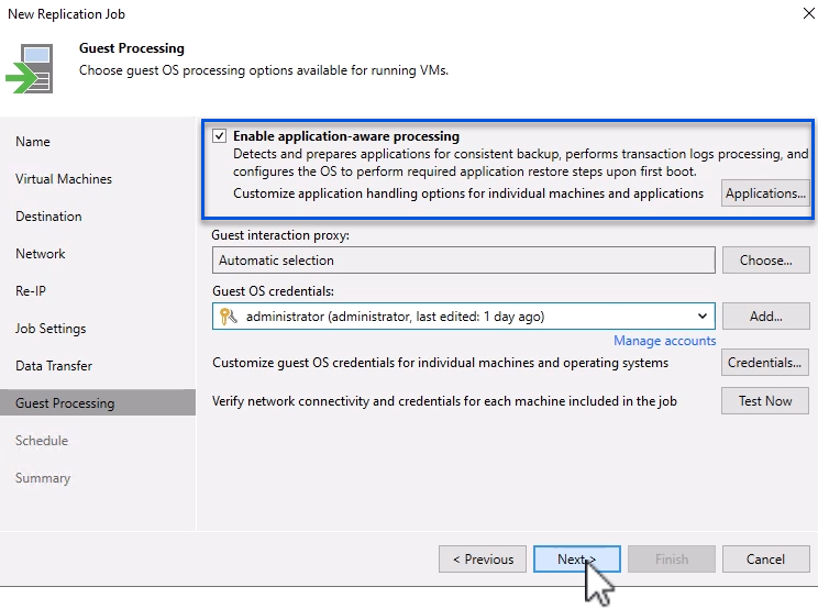 Procesamiento de invitados