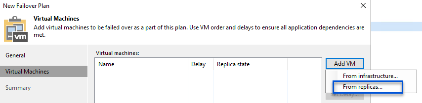 página de máquinas virtuales