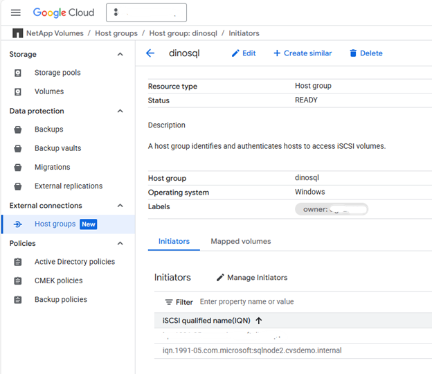 Configuración del pool de almacenamiento