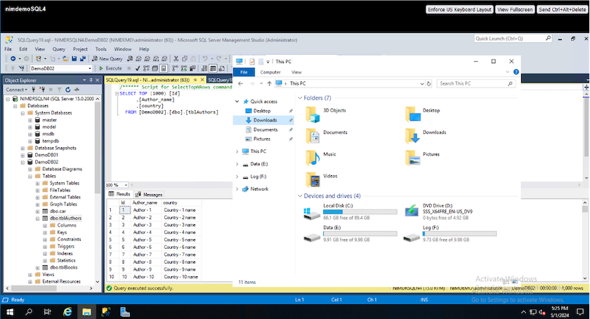 Imagen de las máquinas virtuales VMware que se migrarán