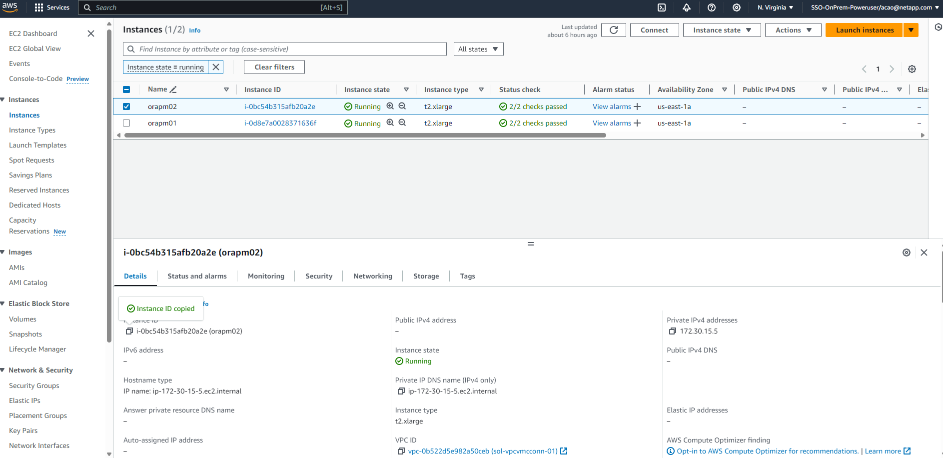 Esta imagen proporciona el aprovisionamiento de volúmenes de Amazon FSx ONTAP desde la consola FSx de AWS