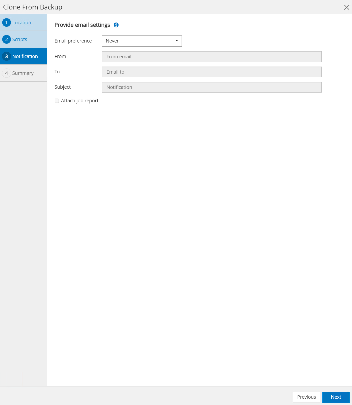 Esta imagen proporciona clon de base de datos para el servidor SnapCenter