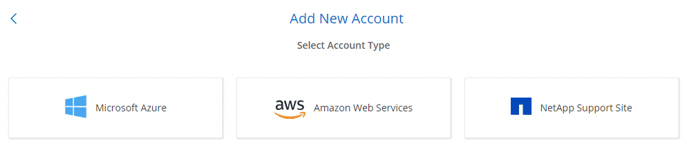 Captura de pantalla que muestra la opción de añadir una nueva cuenta disponible en la página Configuración de la cuenta.