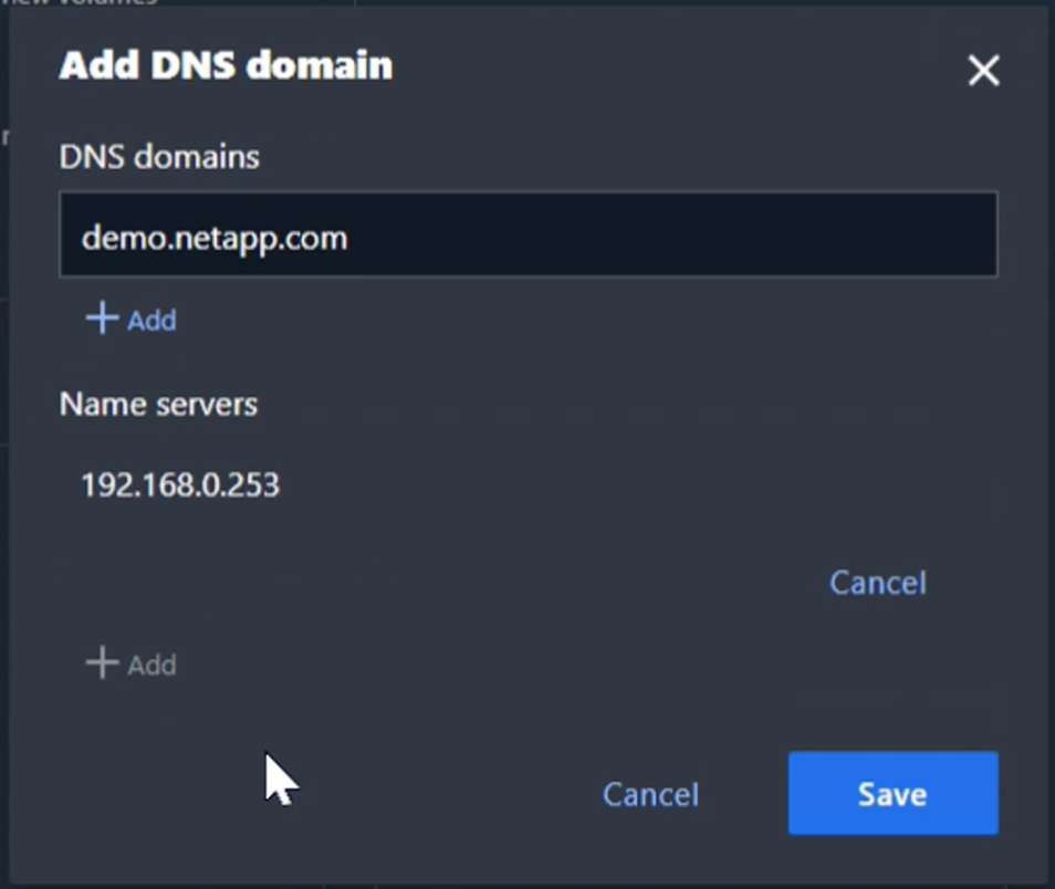 Configure el servidor DNS