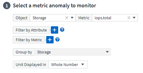 Filtrage des metrics pour la détection des anomalies