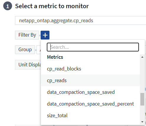 Filtrage de metrics