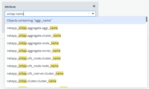 filtrage d'attributs dans une variable