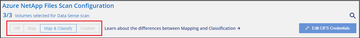 Une capture d’écran montrant comment configurer le même paramètre d’analyse pour tous les volumes d’un système.