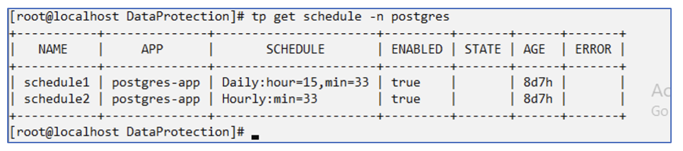 Schedule2 créé
