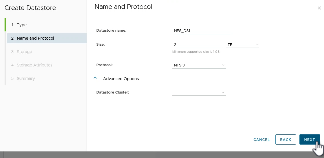 Nom et protocole