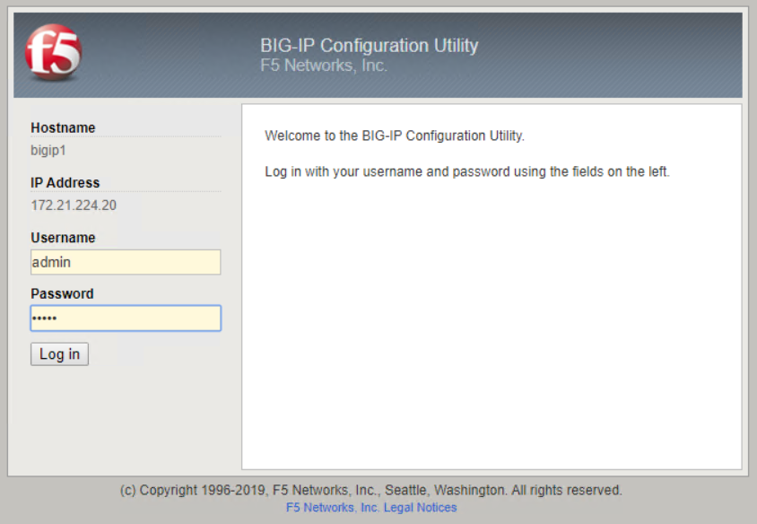Configuration BIG-IP