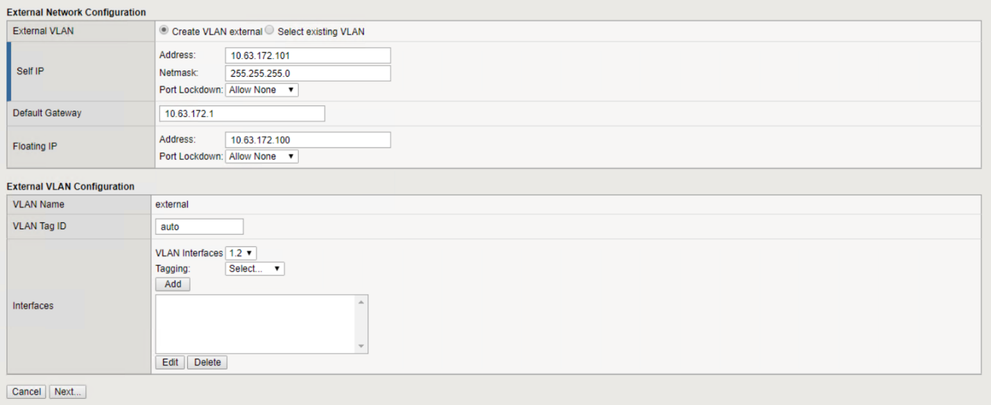 Configuration BIG-IP, partie 9