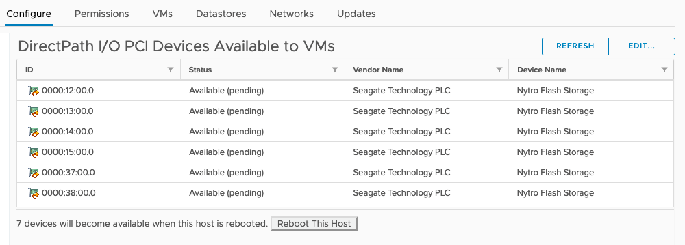 Redémarrer cet hôte