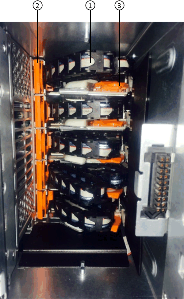 2860 dwg connecteurs de chaîne avec vue arrière complète