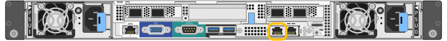 Port réseau Admin sur le SG100