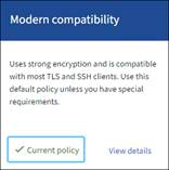 Politiques TLS et SSH