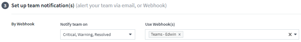 Notifiche Webhook