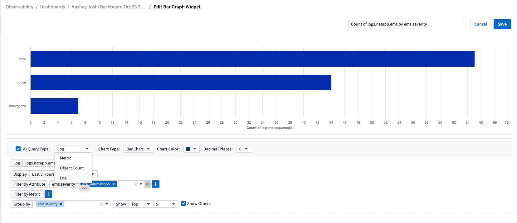 Esempio di analisi del registro