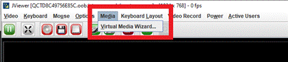 Avviare Virtual Media Wizard dall'interfaccia utente BMC.
