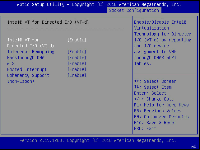 Configurazione socket