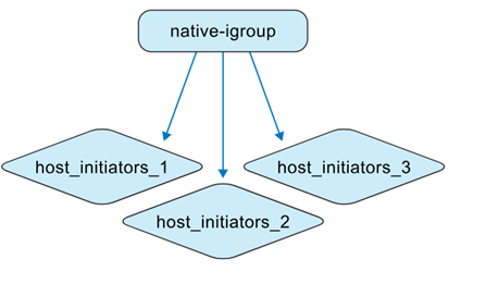 igroup gestito da strumenti non ONTAP