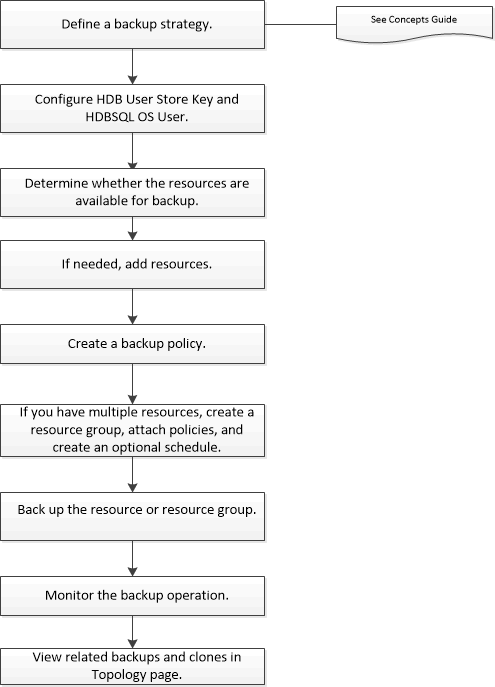 Workflow di backup SAP_HANA