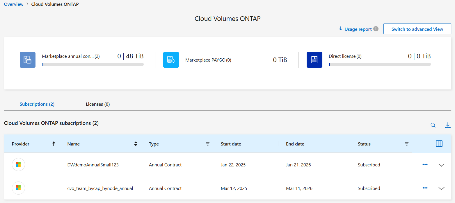 詳細表示に切り替えるボタンのスクリーンショット