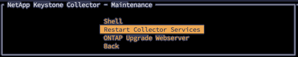 "[Restart Collector Services