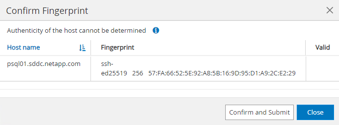 このイメージはSnapCenterサーバのホストを提供します