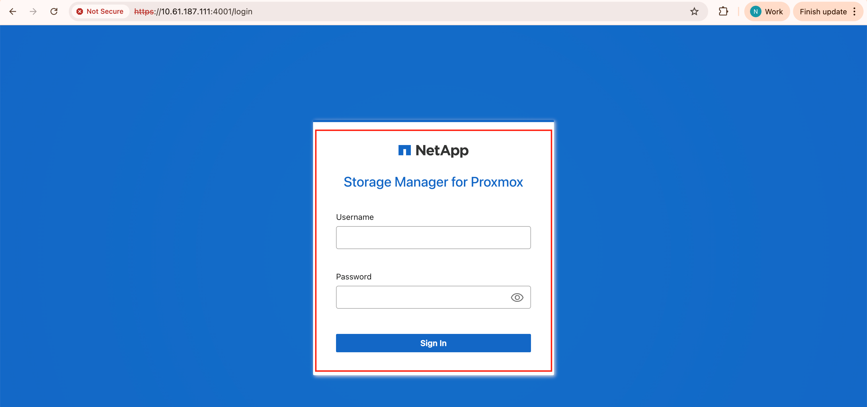 SMPログイン画面