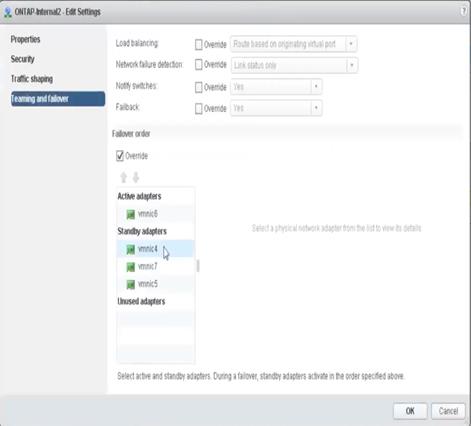 パート2： ONTAP Select内部ポートグループ