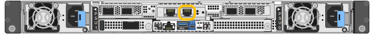 SG6200-CNの管理ポートの場所