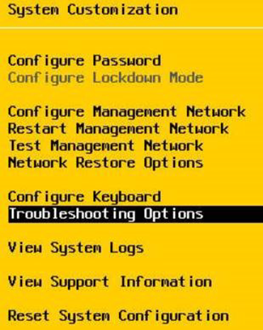 에서는 System Customization(시스템 사용자 정의) 메뉴를 보여 줍니다.