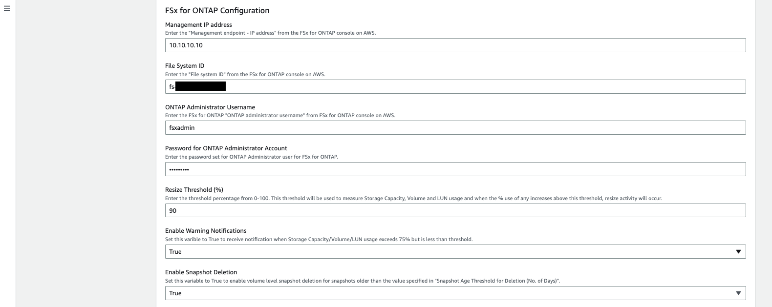 이 이미지는 AWS CloudFormation Stack Details 창을 보여줍니다.