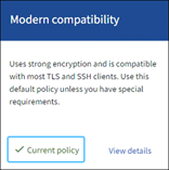 TLS 및 SSH 정책